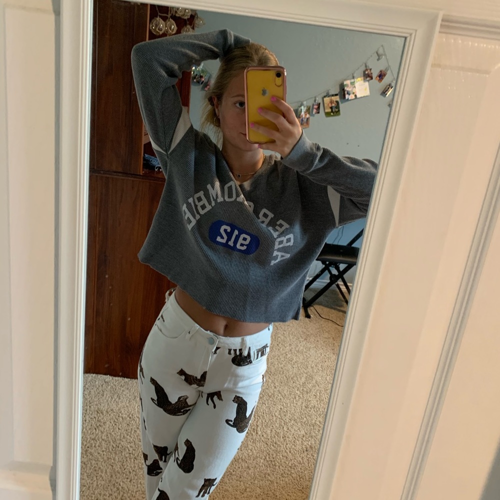 crop top abercrombie & fitch